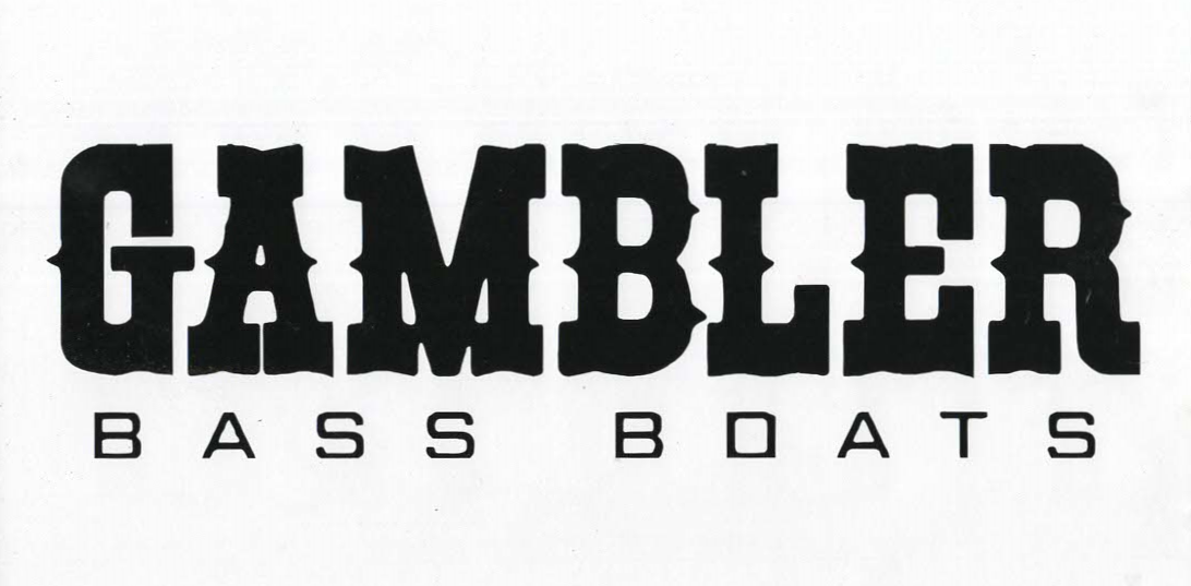 Gambler Bass Boats Vinyl Truck Boat Window Decal